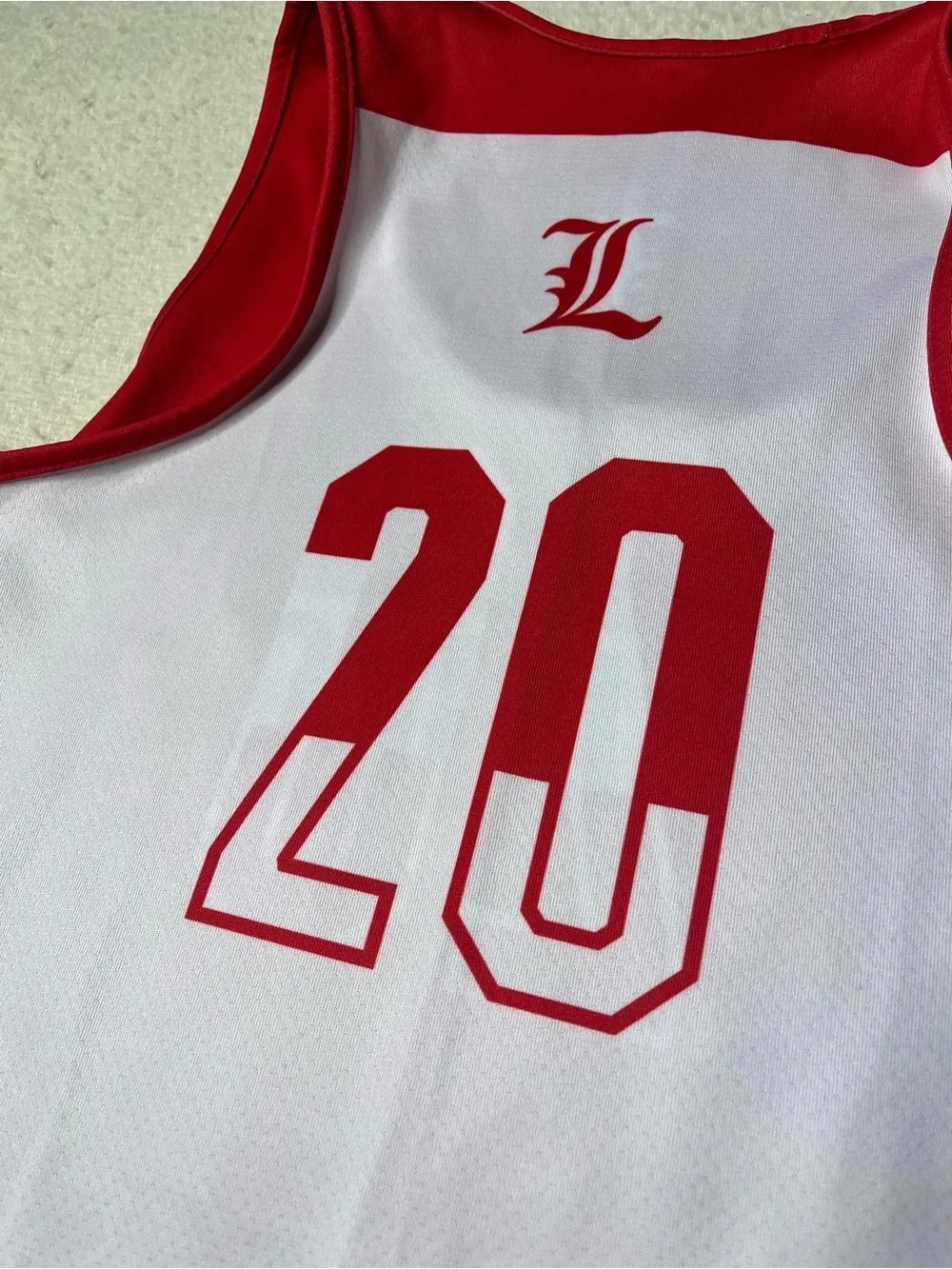 Adidas NCAA Louisville Cardinals Reversible Basketball Practice Jersey Mens L